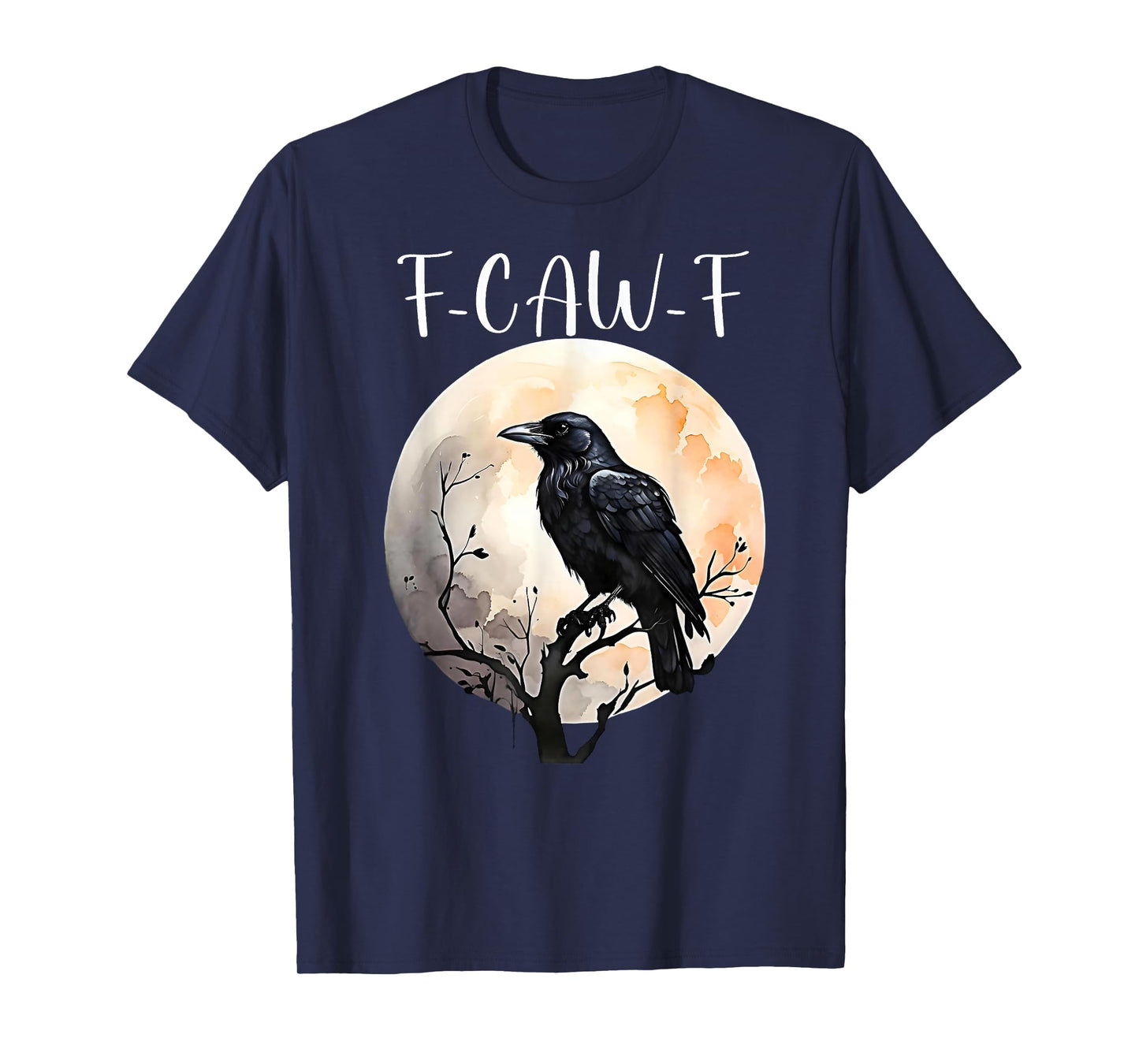 Black Crow, F-Caw-F Funny Black Bird T-Shirt