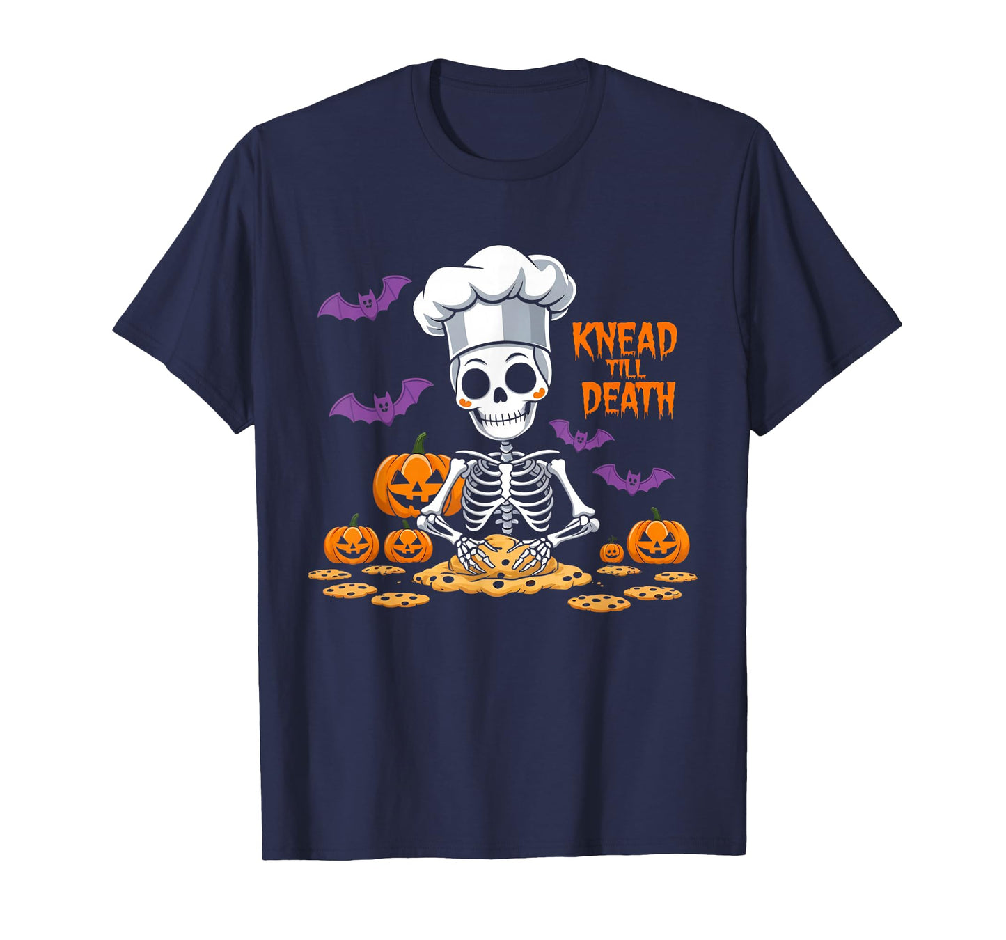 Skeleton Baker VOR Skeleton Halloween Cookie Baking T-Shirt