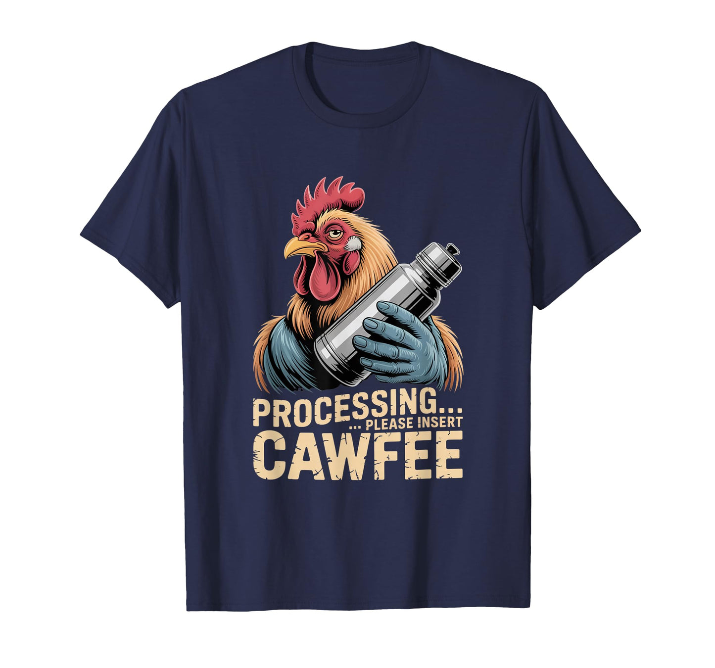 Funny Coffee Lover F-CAW-F Cawfee T-Shirt