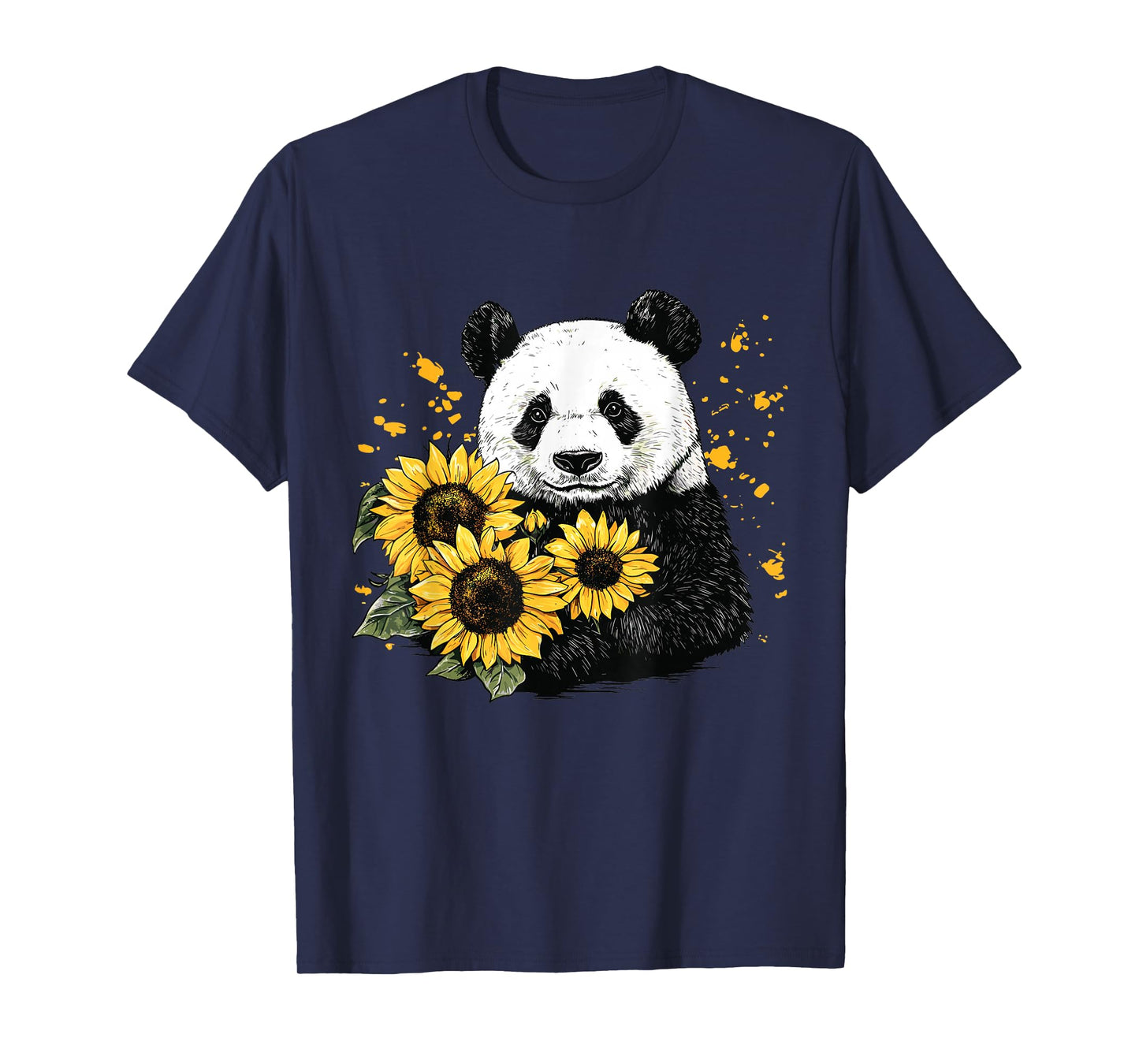 Panda bear with sunflowers, Panda Bear T-Shirt