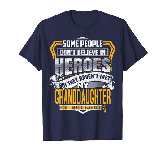 Childhood Cancer Warrior - I Wear Gold For My Granddaughter T-Shirt