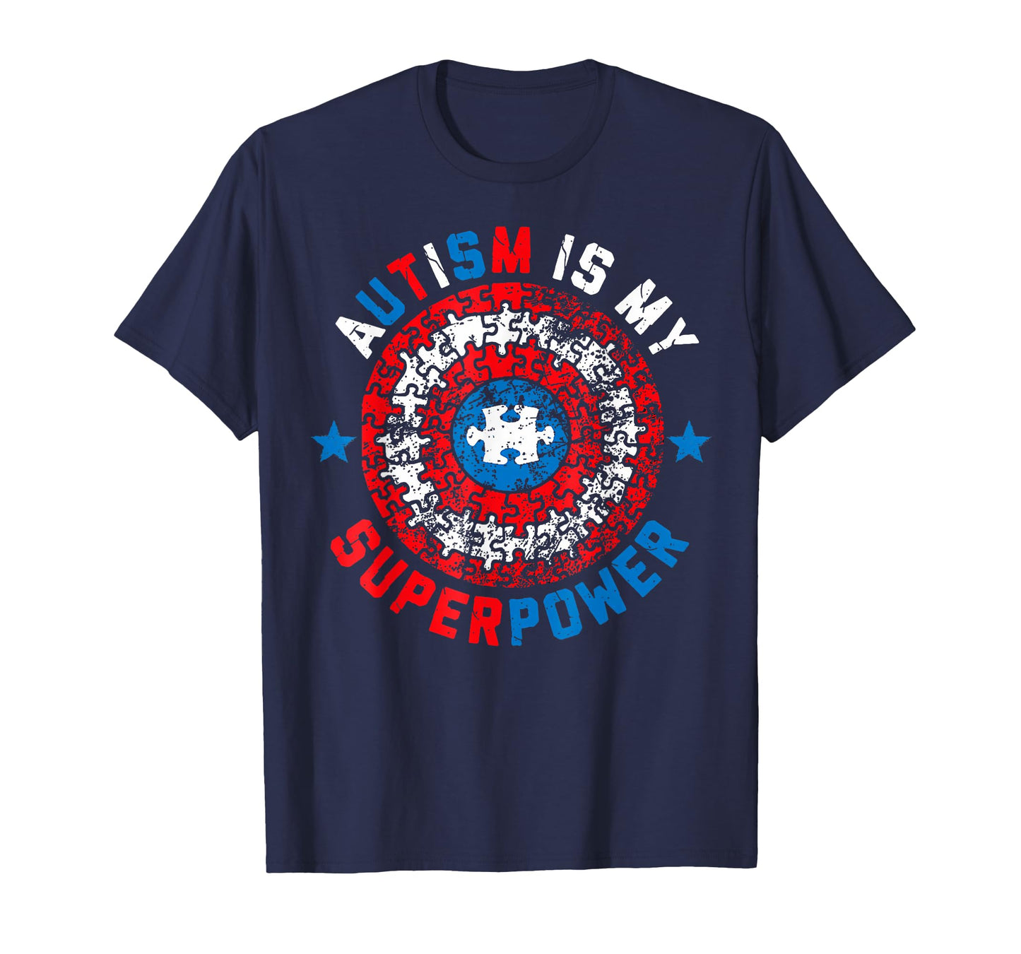 Autism Is My Superpower Autism Awareness Autistic For Boys T-Shirt