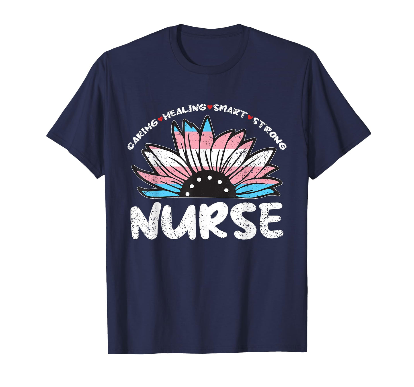 Sunflower Nurse Transgender LGBT-Q Pride RN LPN Nursing T-Shirt