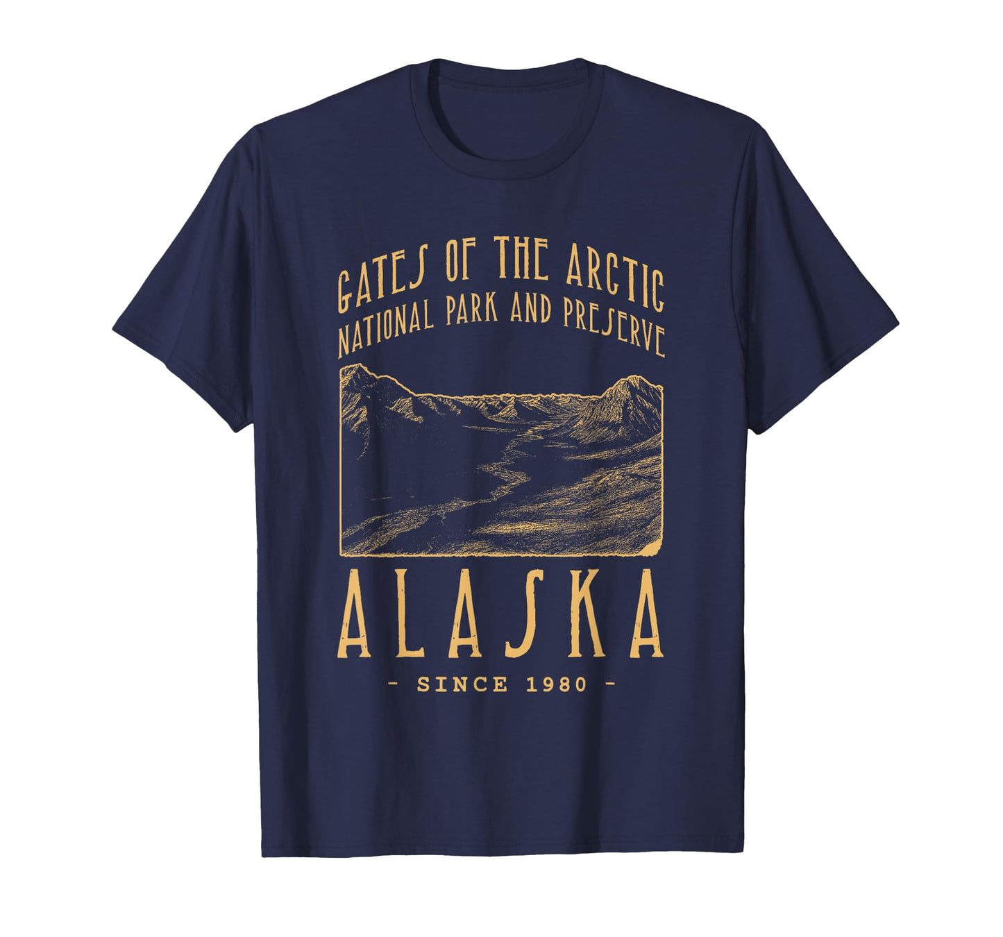 GATES OF THE ARTIC NATIONAL PARK, ALASKA. CAMPING, HIKER T-Shirt
