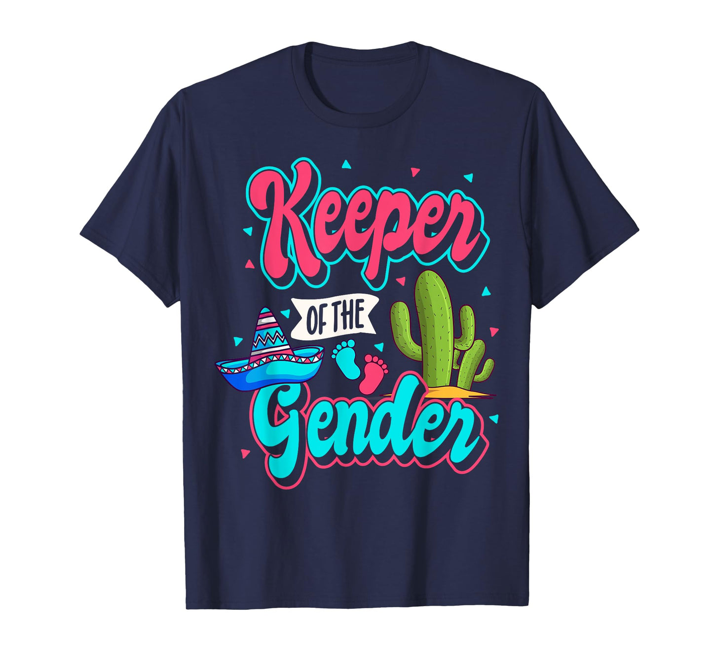 Mexican Gender Reveal Cinco de Mayo Baby Shower Party Fiesta T-Shirt