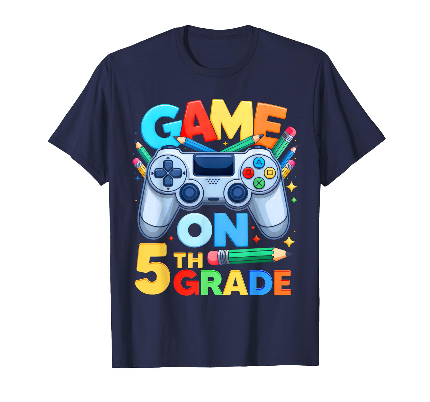 Game On 5th Grade Boys Kids Team Fifth Grade Back To School T-Shirt