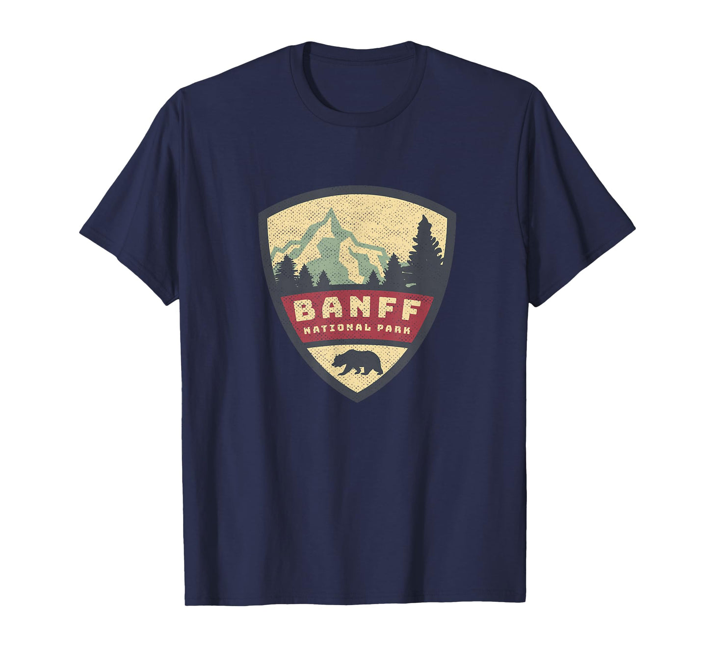 Vintage Retro Canadian Banff National Park Rustic Souvenirs T-Shirt