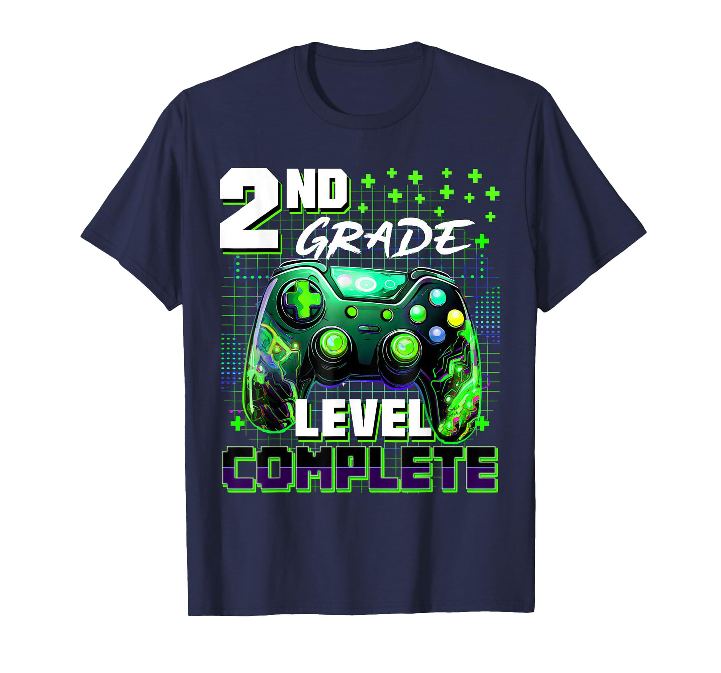 Controller Second 2nd Grade Level Complete Graduation Boys T-Shirt
