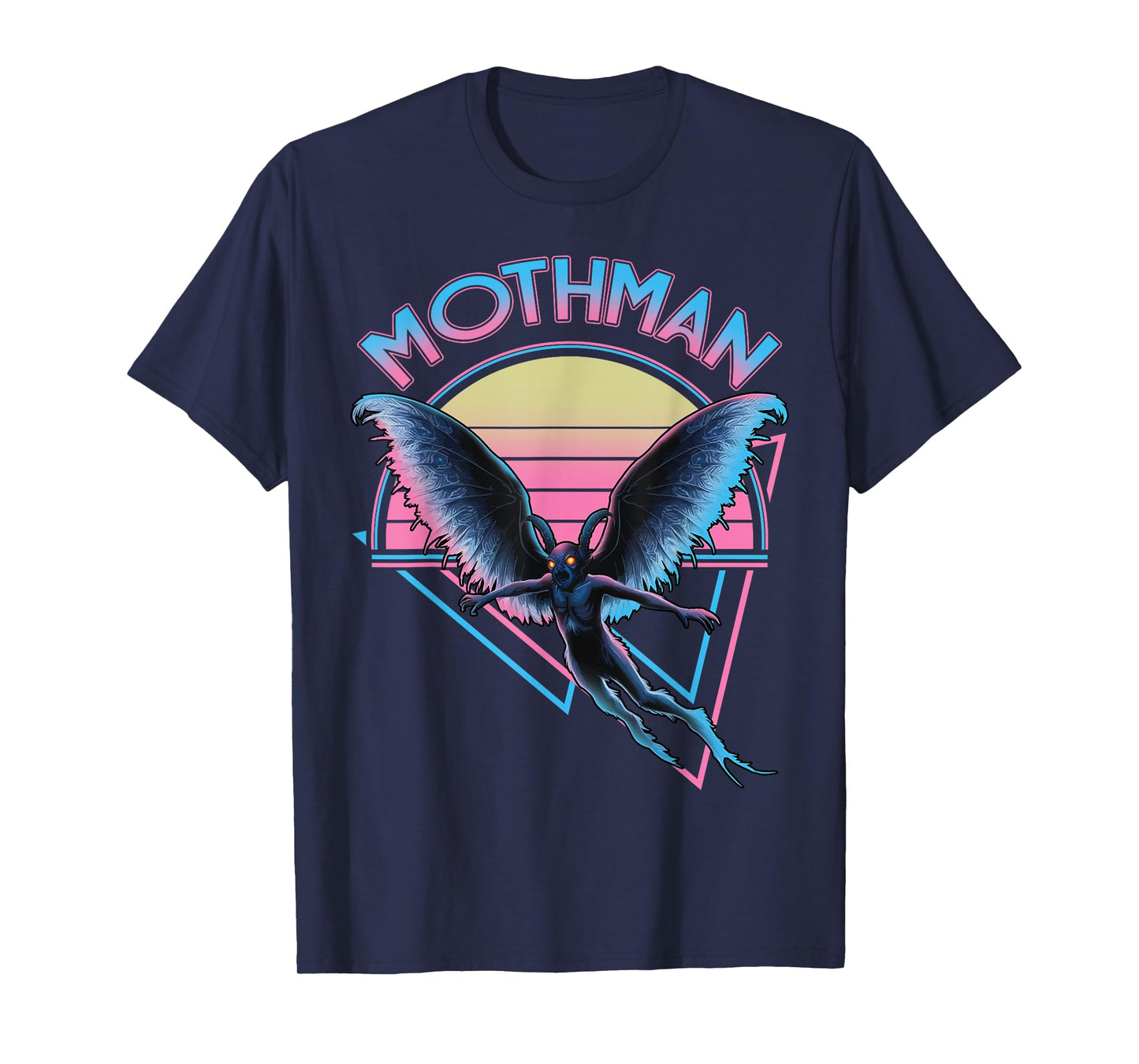 Mothman Vaporwave Cryptozoology Retro Vintage Cryptid T-Shirt