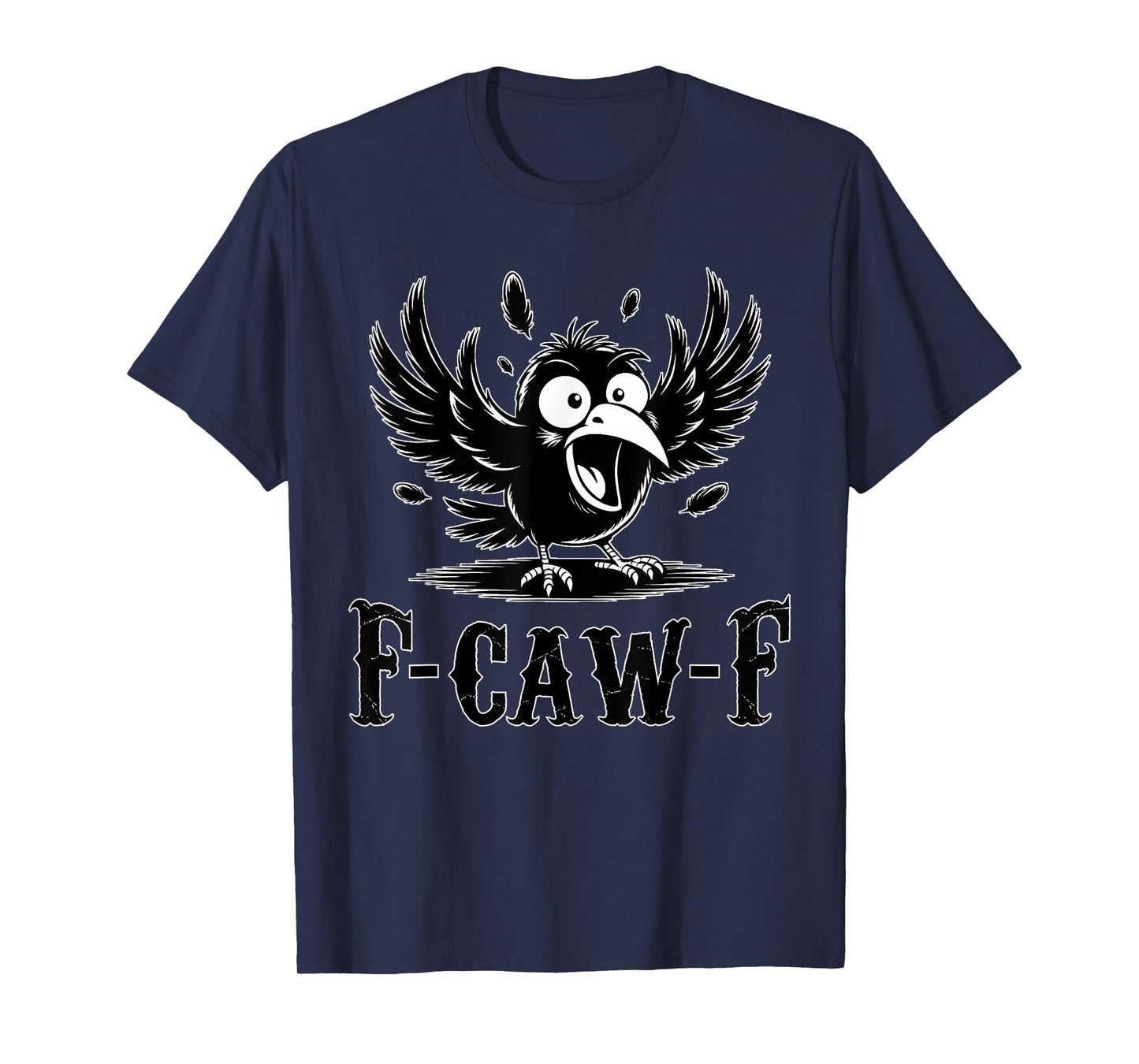 Black Bird Moon Gothic Halloween Black Bird Saying Meme T-Shirt