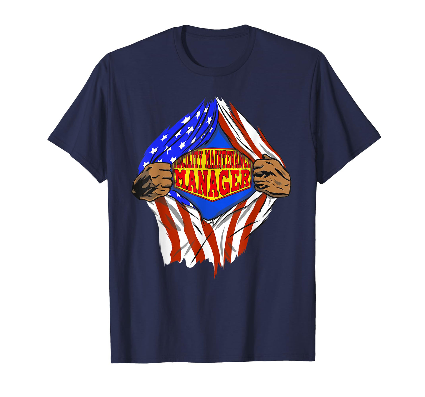 Funny Super Facility Maintenance Manager Hero Job T-Shirt