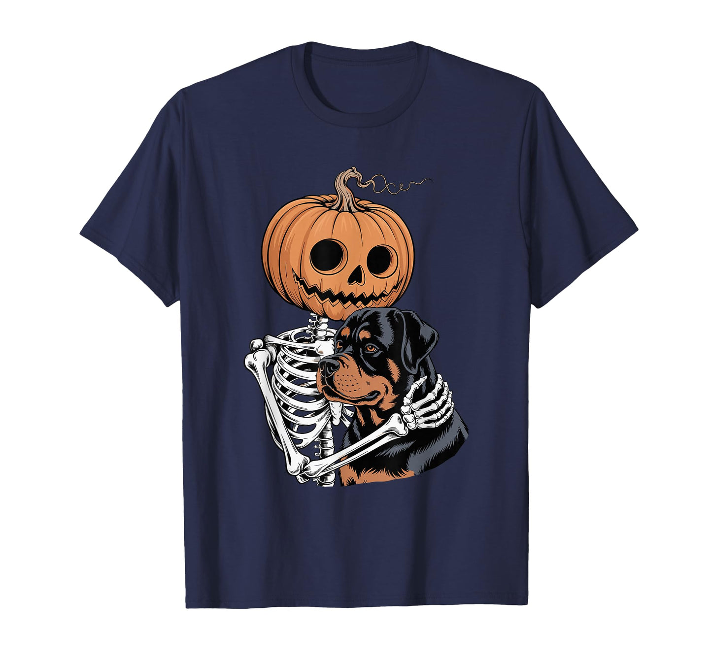 Halloween Skeleton Rottweiler Rottweilers Rot Dog Rottie T-Shirt