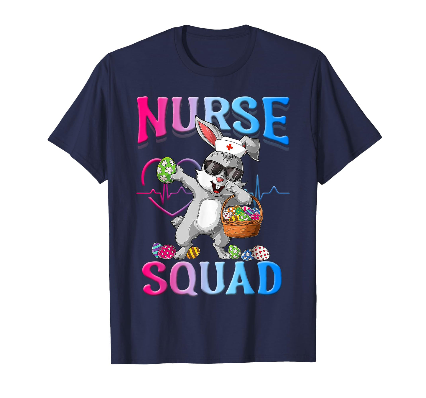 Cute Nurse Squad Easter Bunny T-Shirt