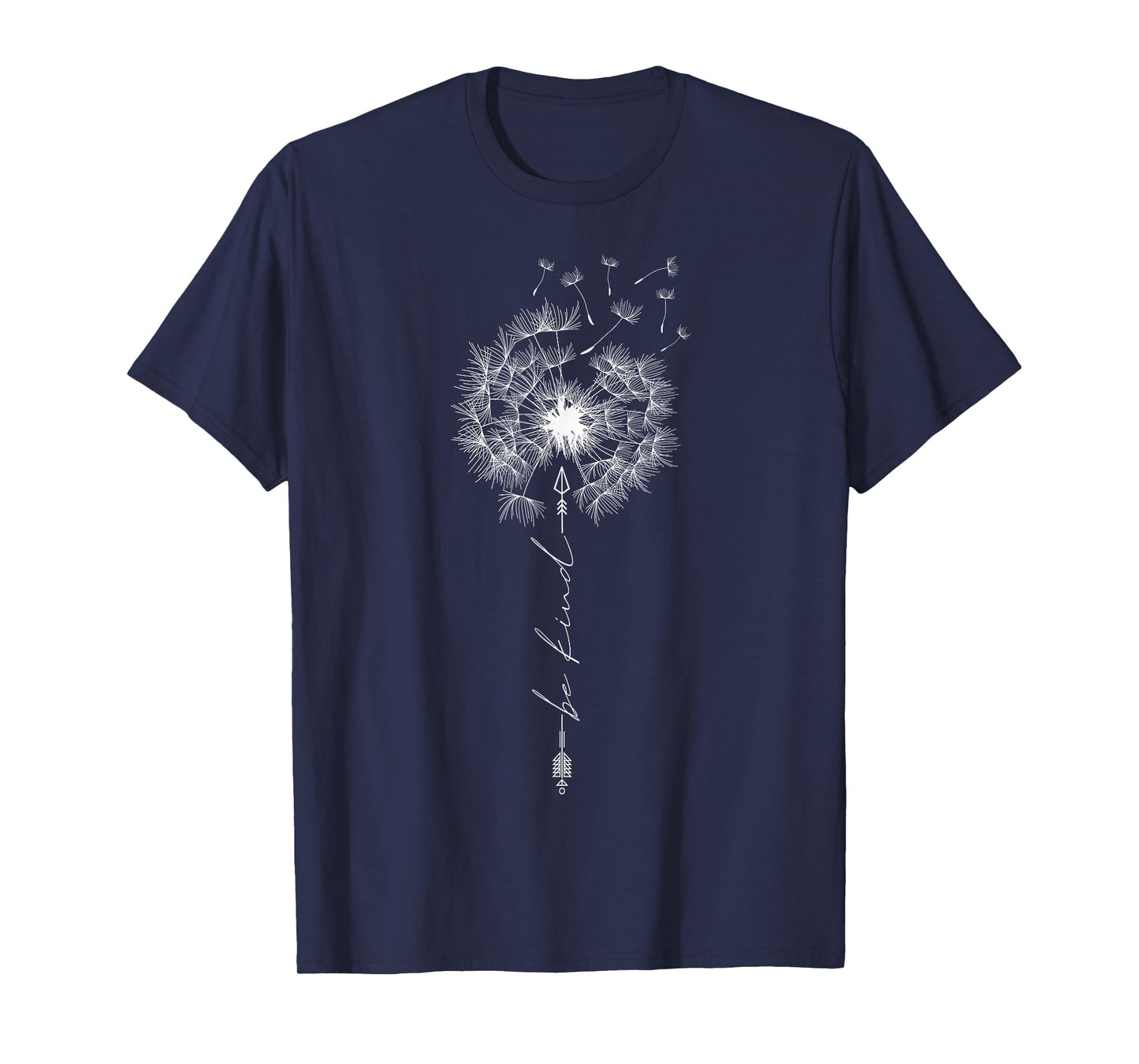 Be Kind Cute Dandelion Tattoo Motif Arrow Breathe Flower Sun T-Shirt