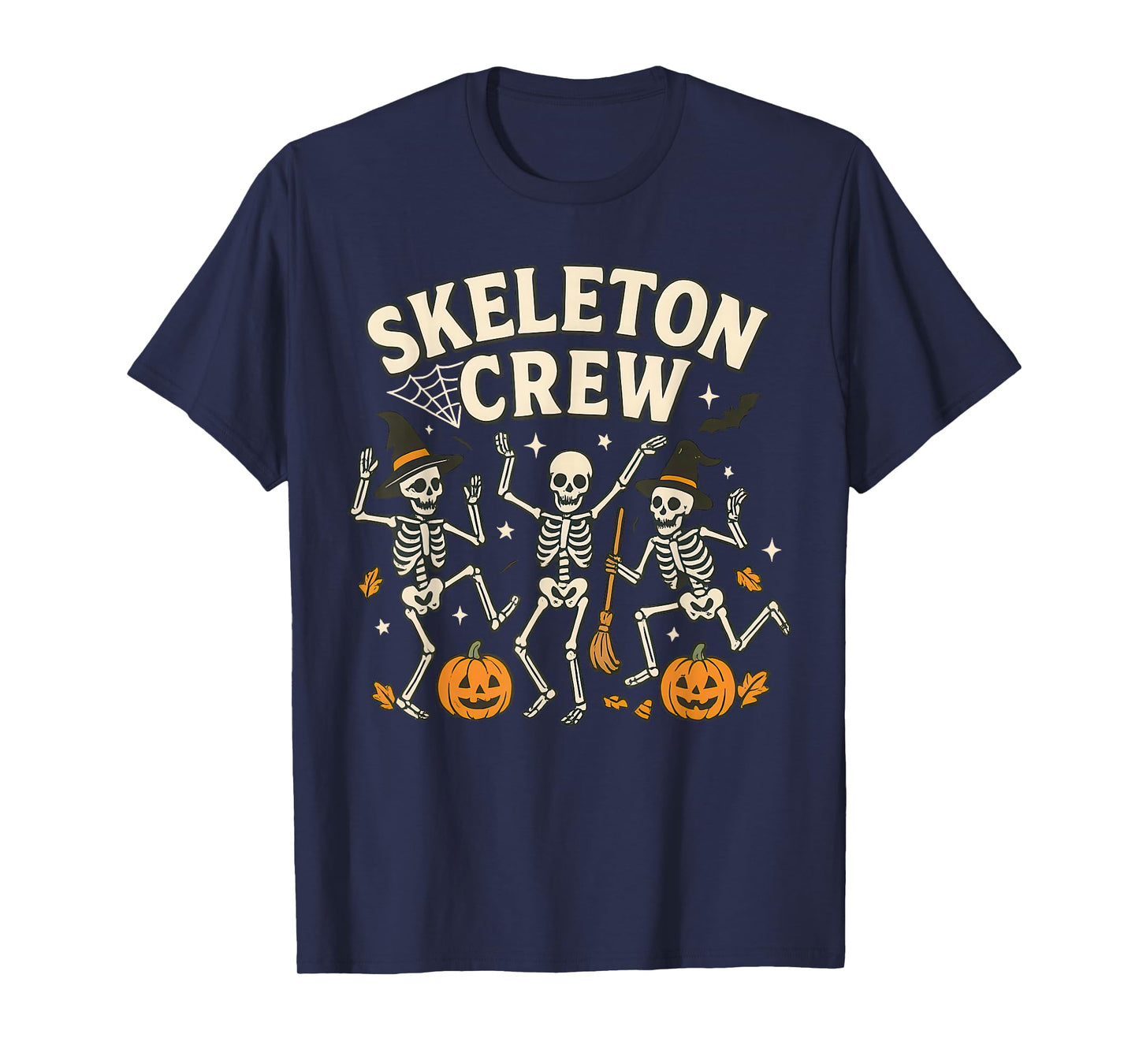 Skeleton Crew Funny Halloween Dancing Skeletons T-Shirt