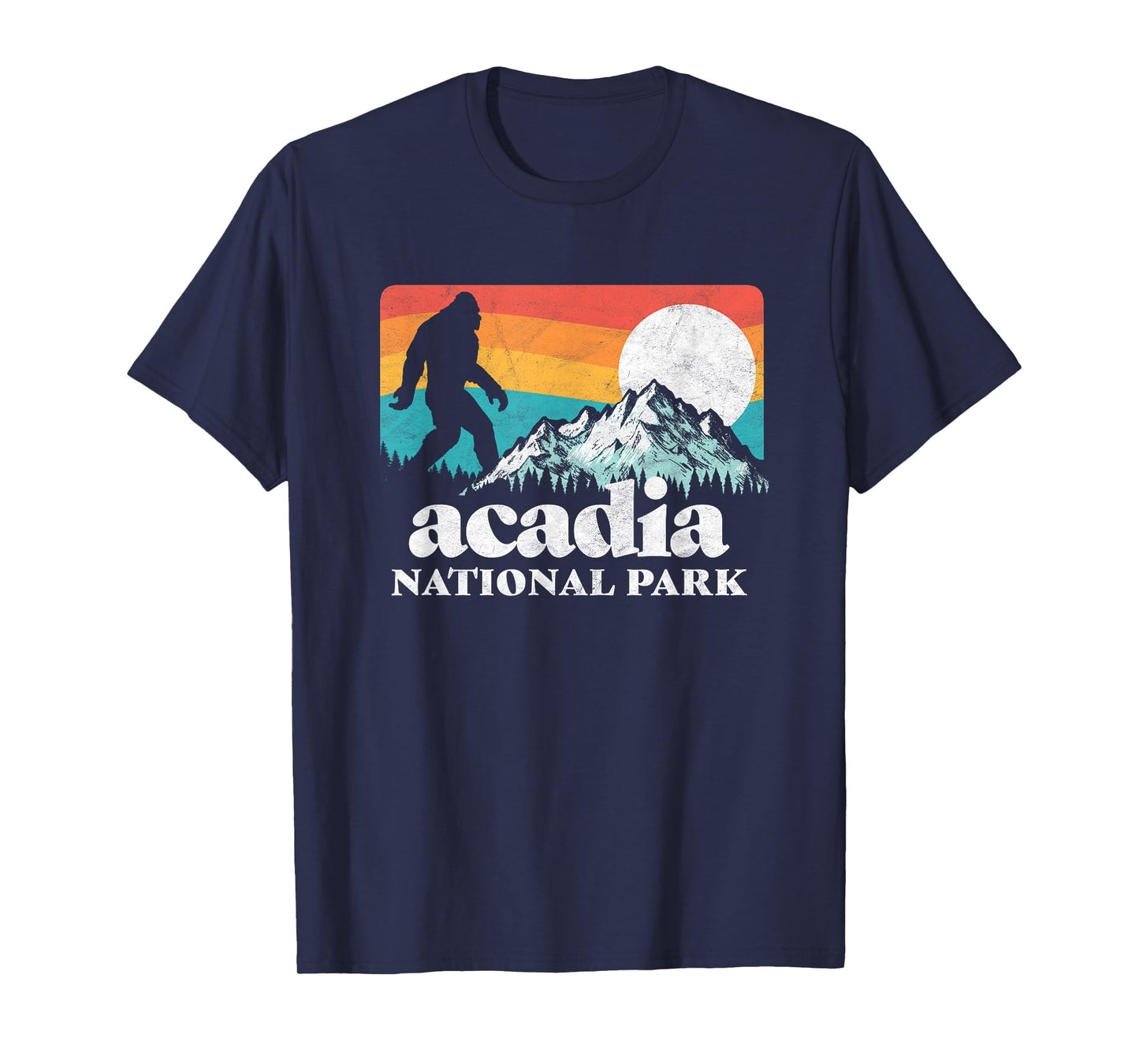 Acadia National Park Maine Bigfoot Mountains T-Shirt T-Shirt
