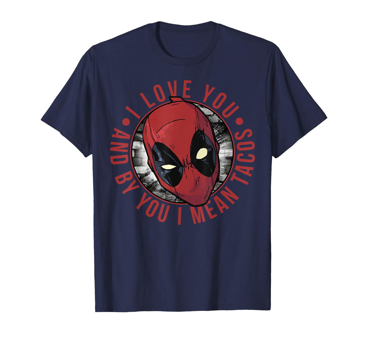 Marvel Deadpool I Love Tacos T-Shirt