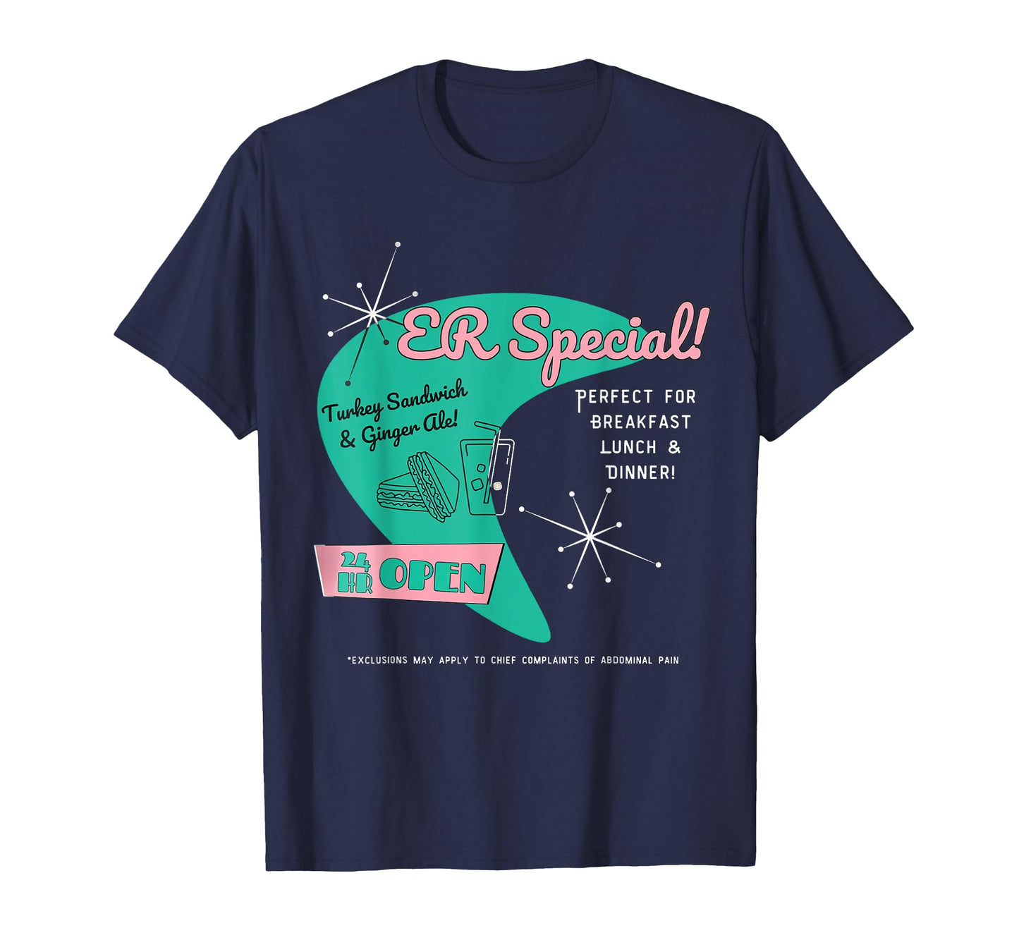 Emergency Room Parody Medical Joke for ER Physicians Nurses T-Shirt