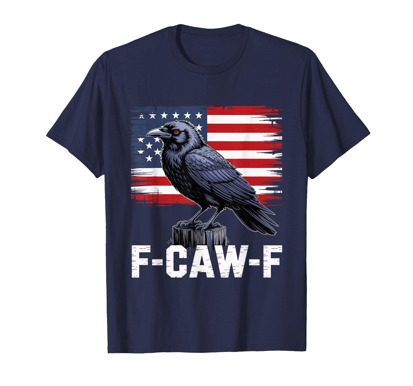 F-Caw-F Raven Moon Gothic Halloween, Black Crow Bird Lover T-Shirt