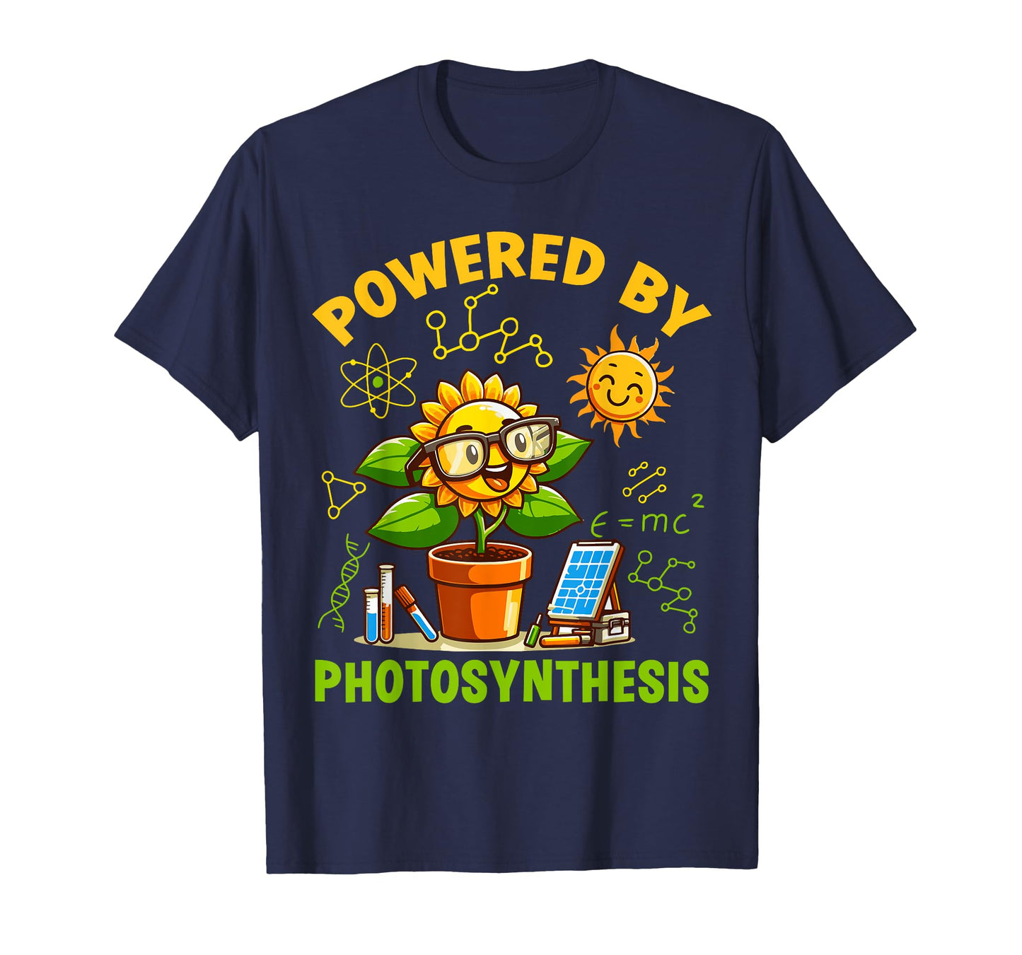 Powered by Photosynthesis Science Botany T-Shirt