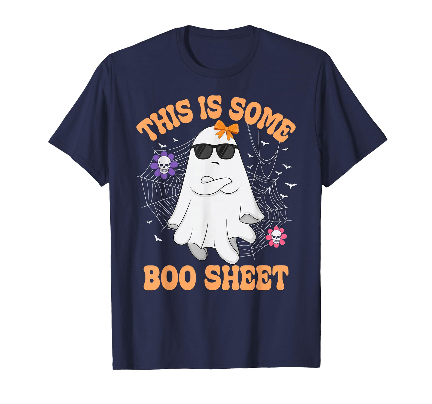 Groovy This is Some Boo Sheet Funny Angry Ghost Halloween T-Shirt