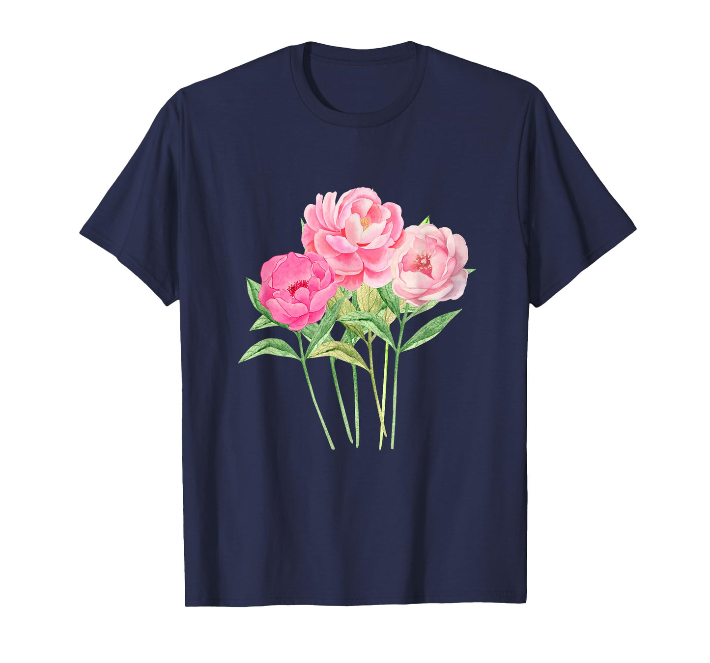 Peony Flower - Bouquet of Peonies Women and Girls T-Shirt