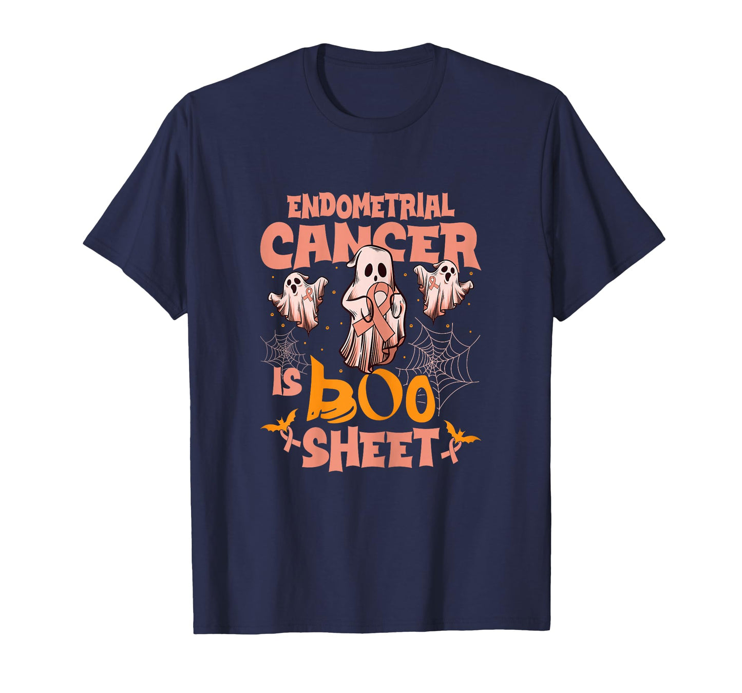 Endometrial cancer Is Boo Sheet Ghost Halloween Costume T-Shirt