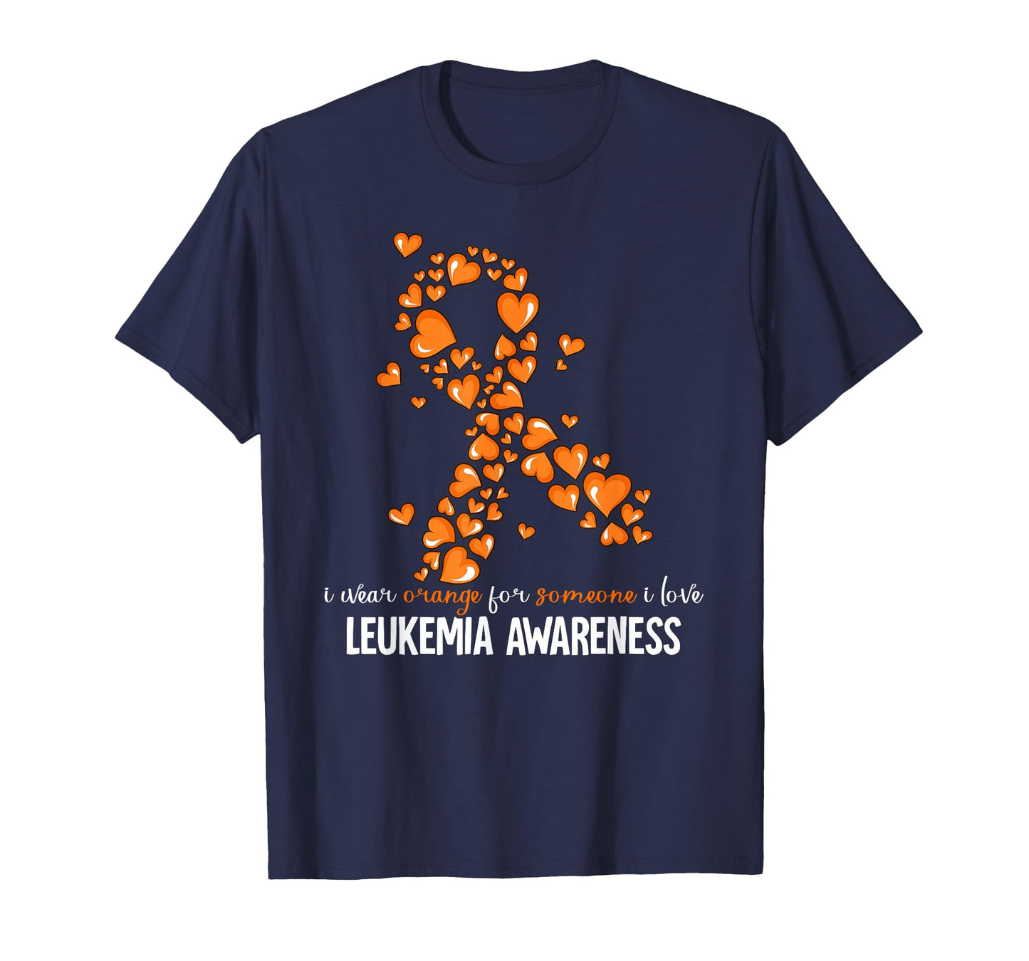 Leukemia Cancer Awareness T-Shirt - Leukemia Cancer Awareness - Unisex-Adults - Black - Small - Short Sleeve - Crew Neck - Modern - Polyester 100%