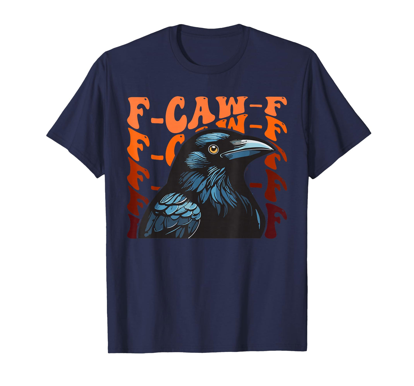 F-Caw-F Funny Raven Halloween Gothic Look T-Shirt