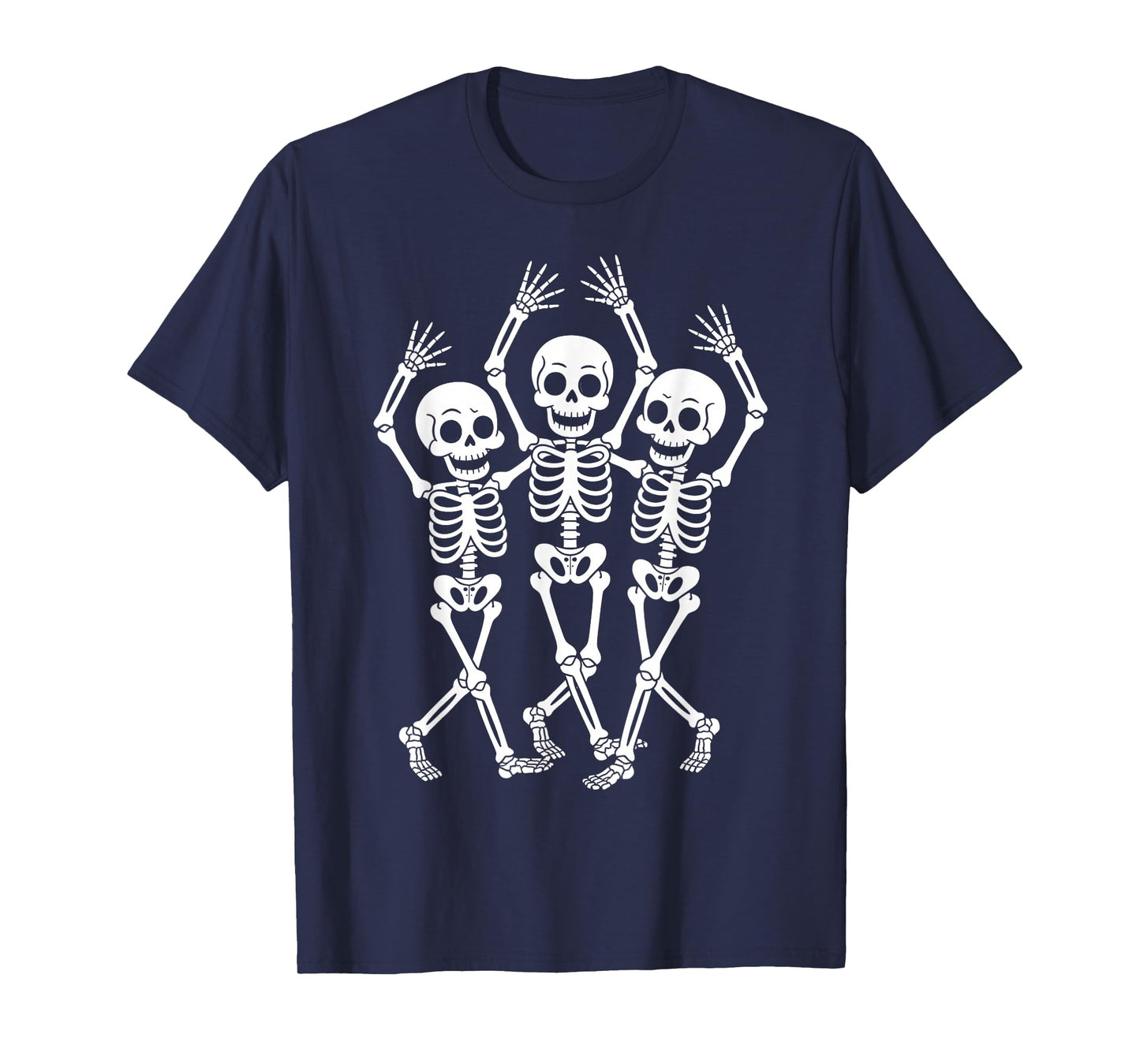 Funny Dancing Skeleton Friends Halloween T-Shirt