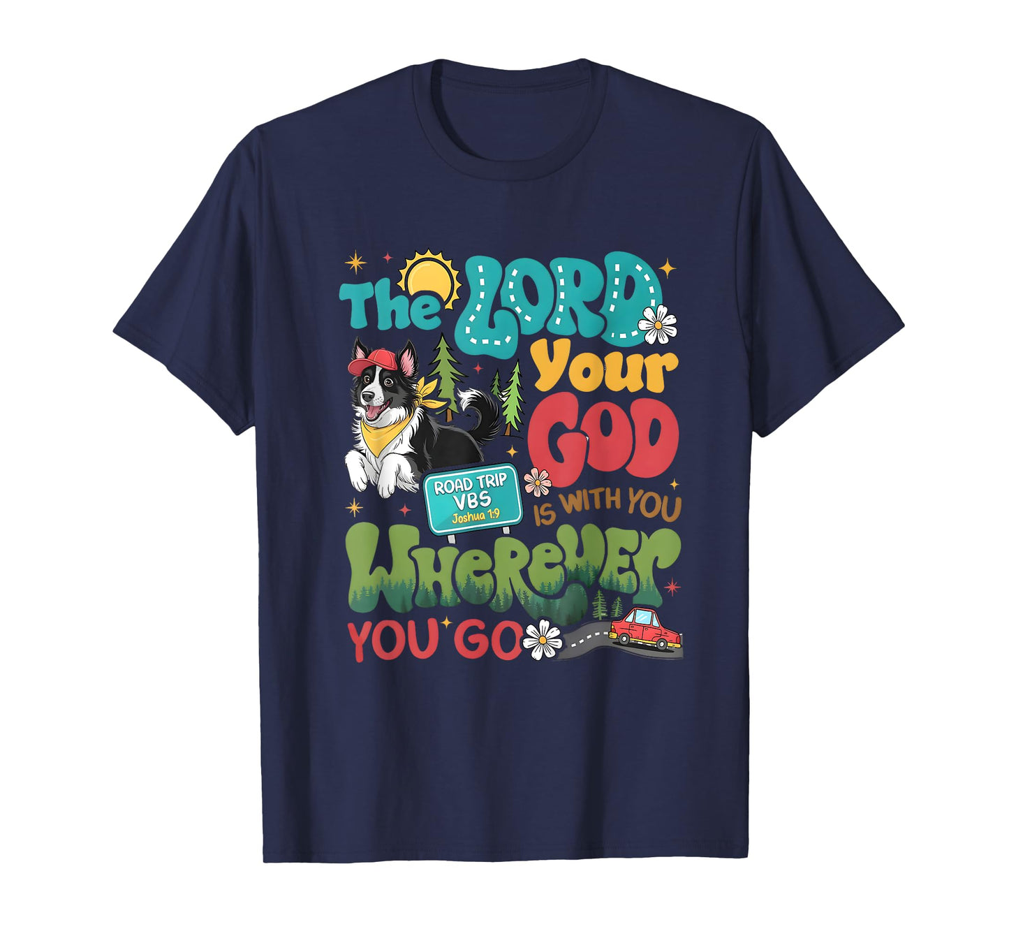 VBS 2025 Road Trip On The Go With God Kids Youth T-Shirt
