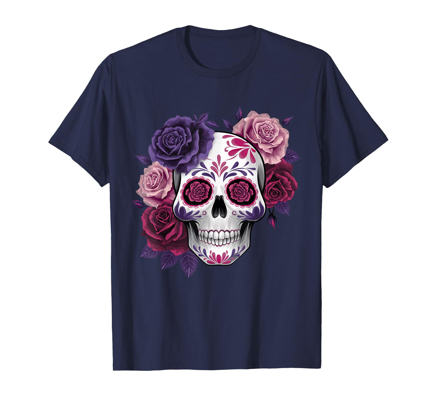 Dia De Los Muertos Costume Day of The Dead Sugar Skull T-Shirt
