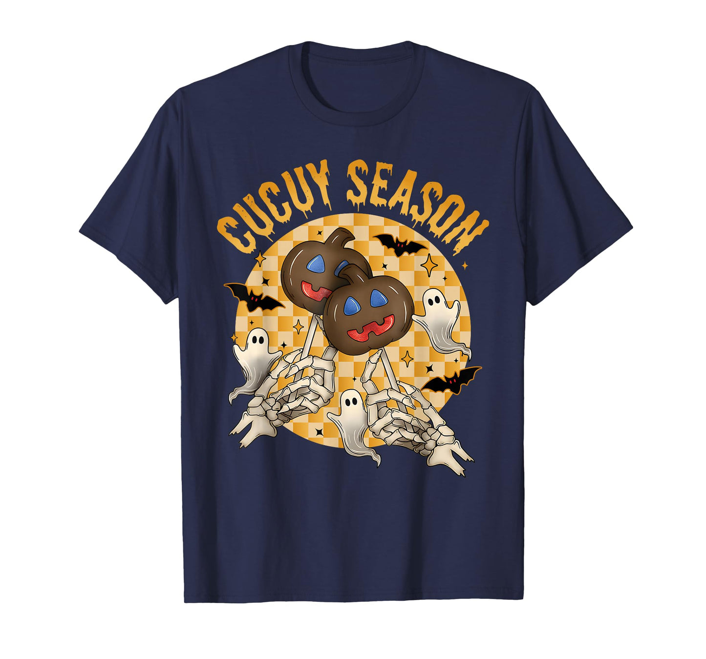 Cucuy Season Funny Skeleton Hands Halloween T-Shirt