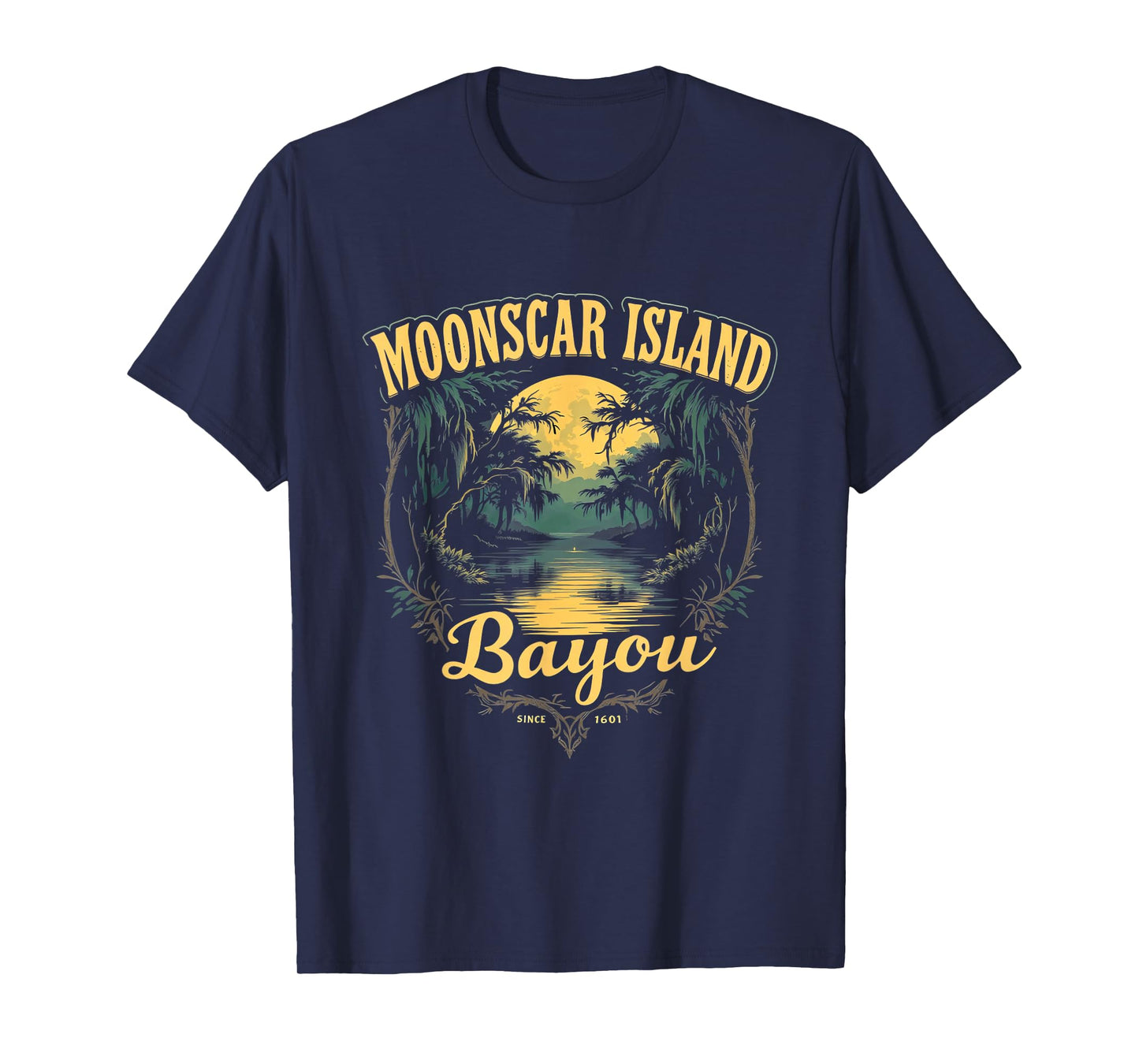 Moonscar Island Louisiana Bayou T-Shirt