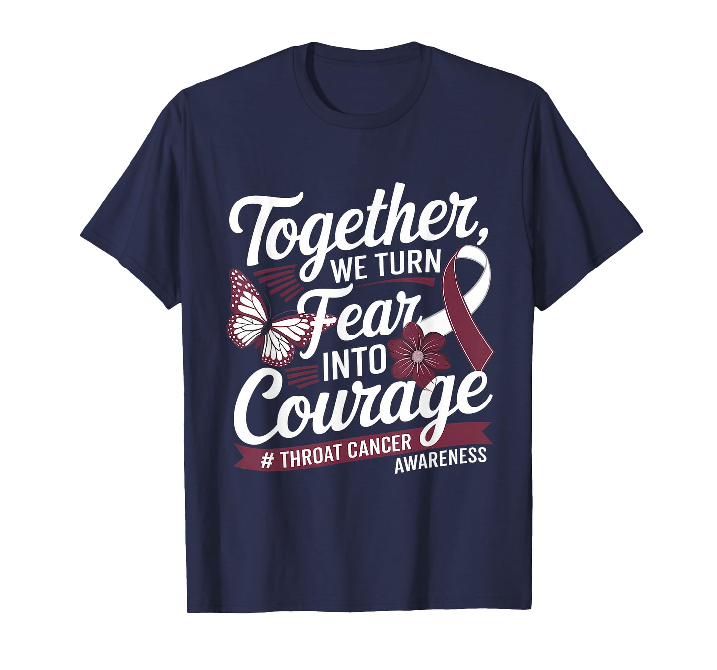 Throat Cancer Awareness Warrior Survivor T-Shirt