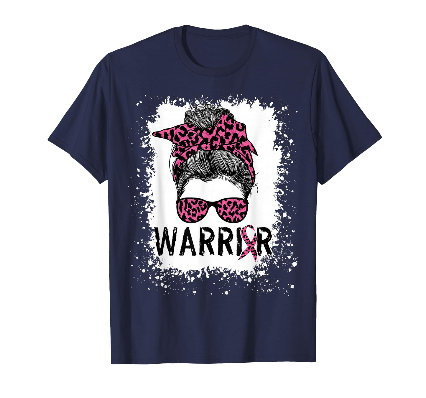 Warrior Breast Cancer Shirts Awareness Support Pink Ribbon T-Shirt