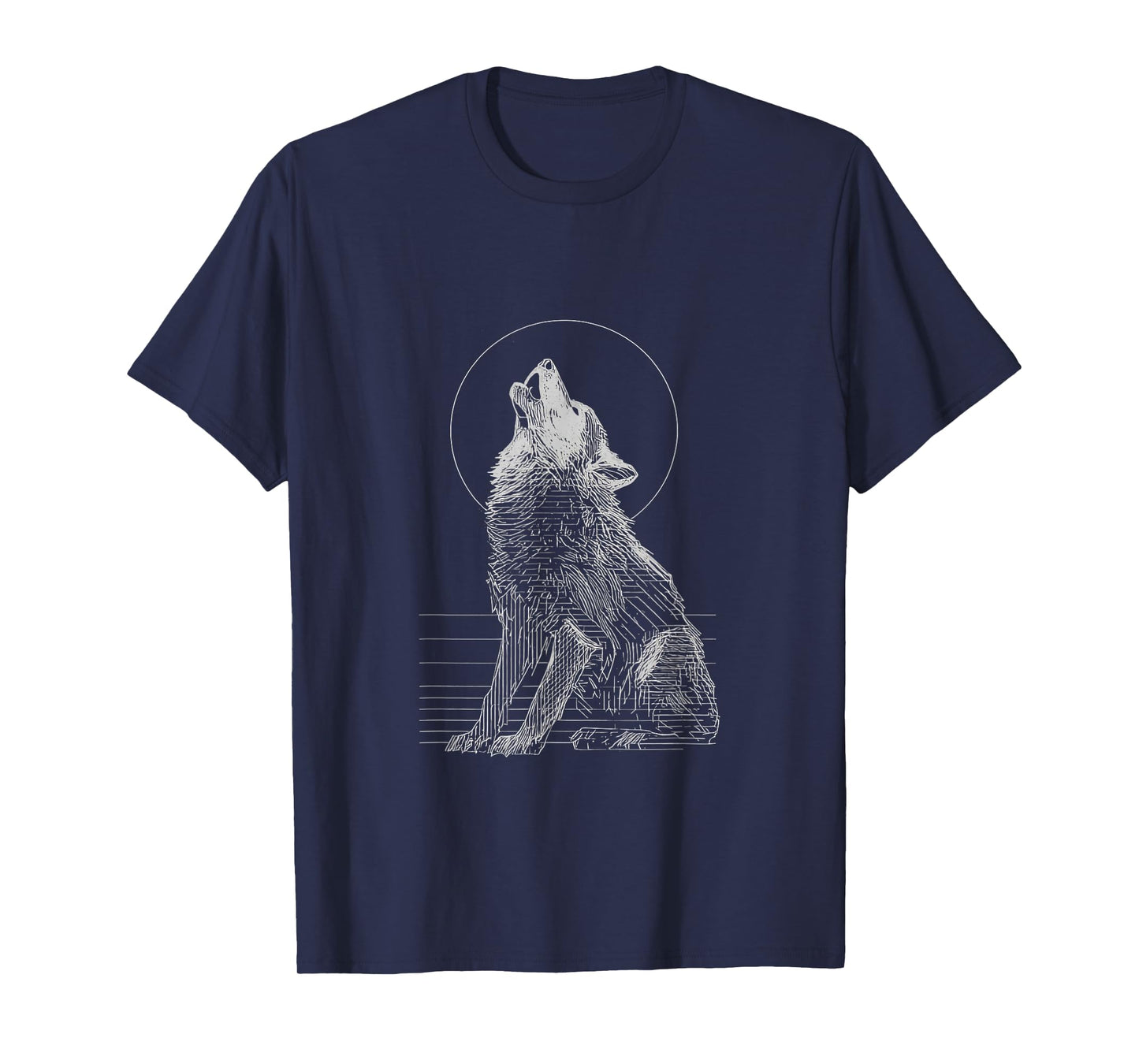 Wolf Minimalist Spirit Animal T-Shirt