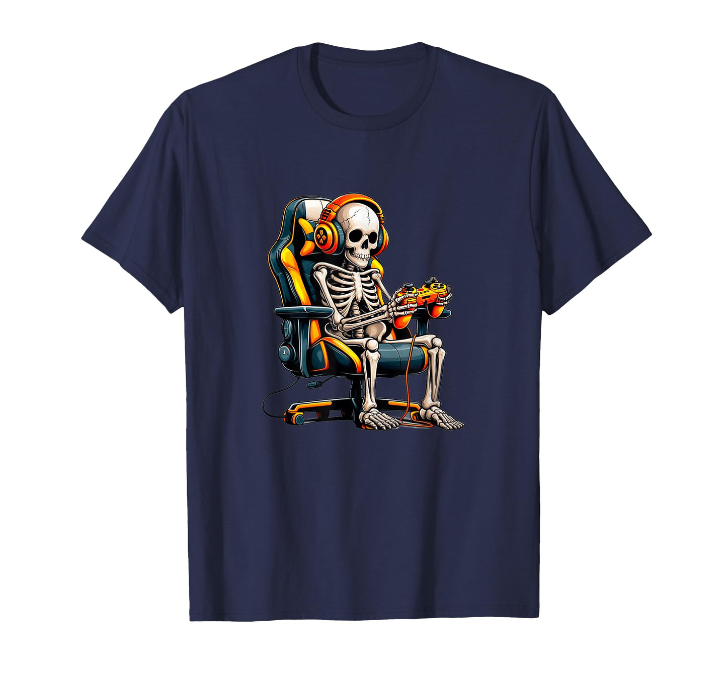 Halloween Skeleton Gamer Costume T-Shirt