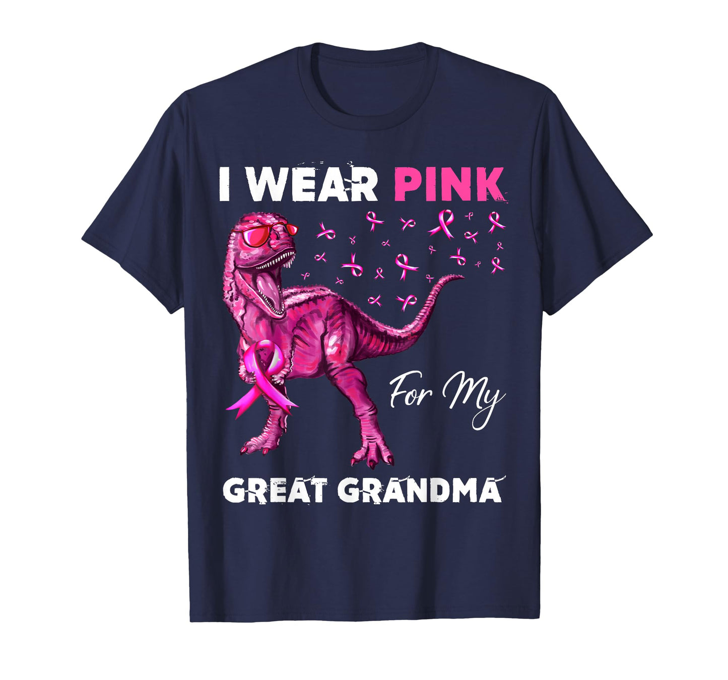 I Wear Pink For My Great Grandma Breast Cancer Awareness T-Shirt