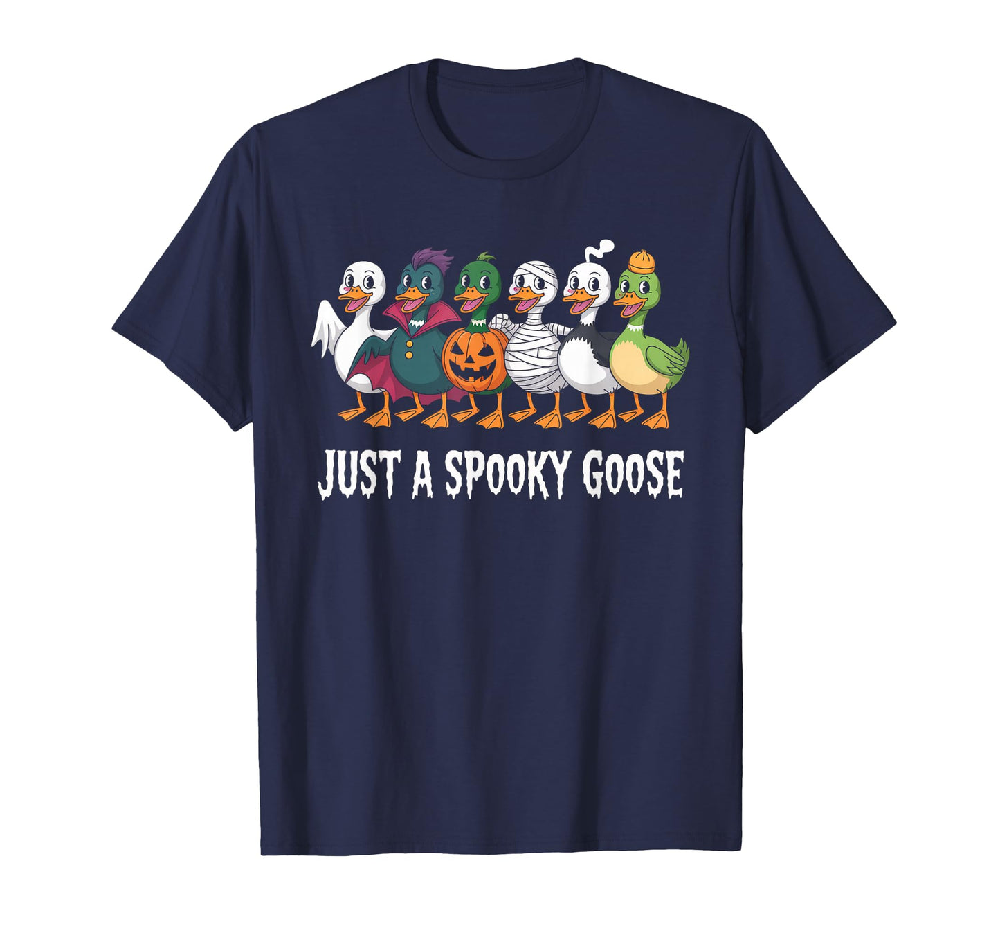 Funny Spooky Goose Saying Humorous Halloween Costume Gag T-Shirt