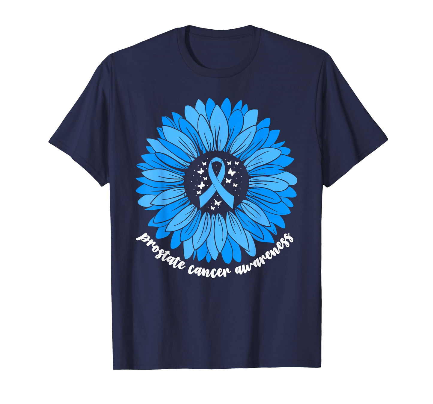 Prostate Cancer Awareness Women Sunflower Support Prostate T-Shirt