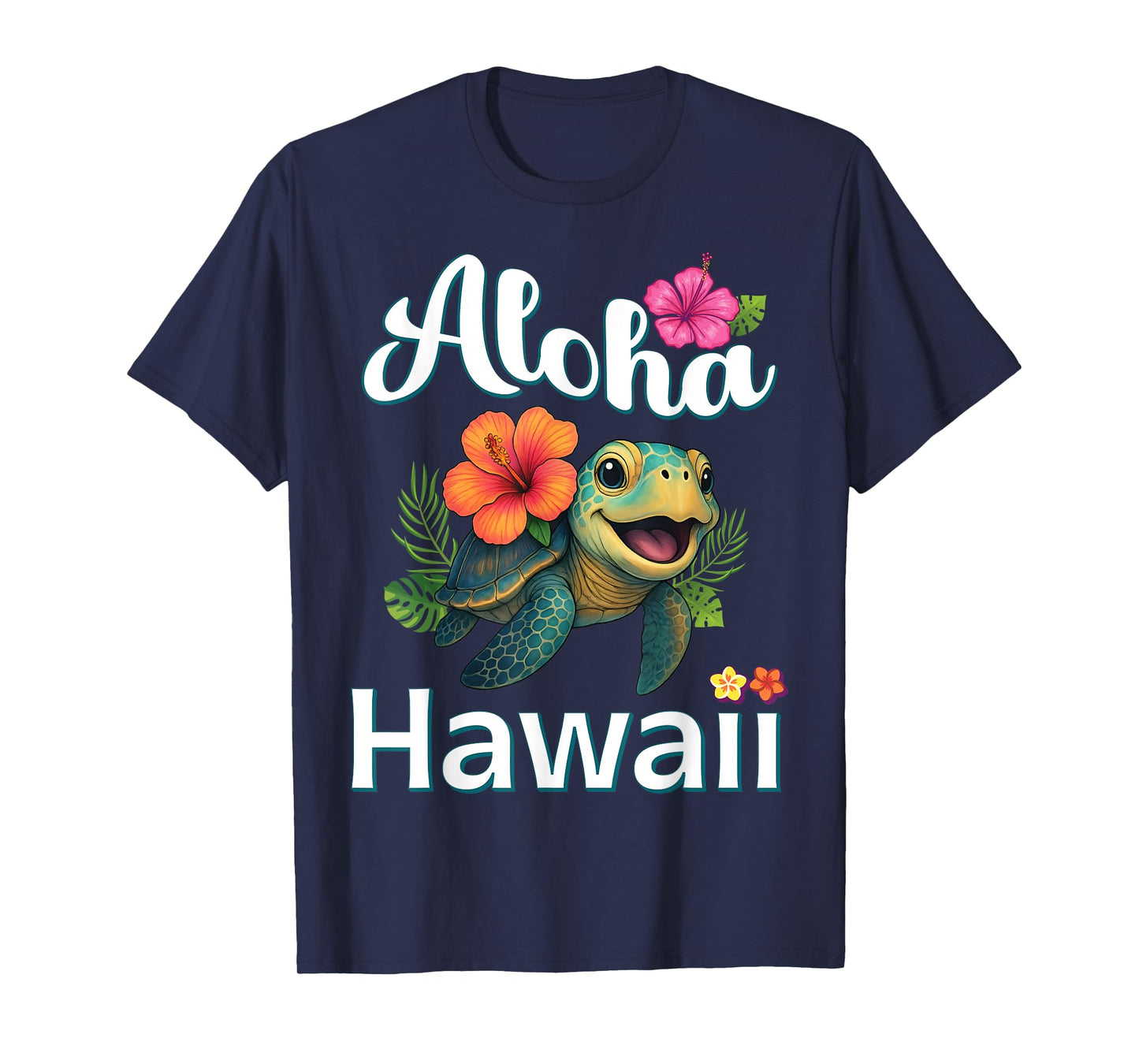 Aloha Hawaii Turtle Hawaiian Island Kids Toddler Men Women T-Shirt