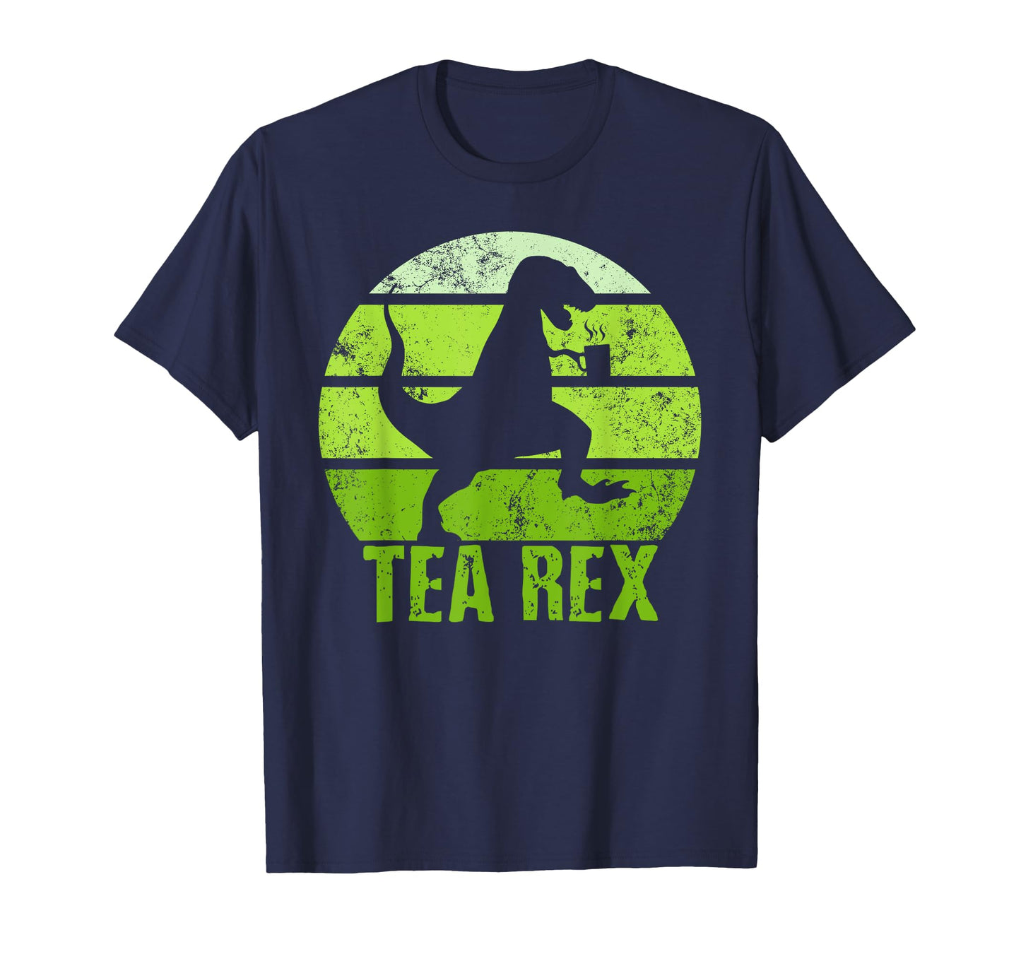 Tea Rex Shirt Retro Vintage T-rex Funny Dinosaurs Tea Party T-Shirt