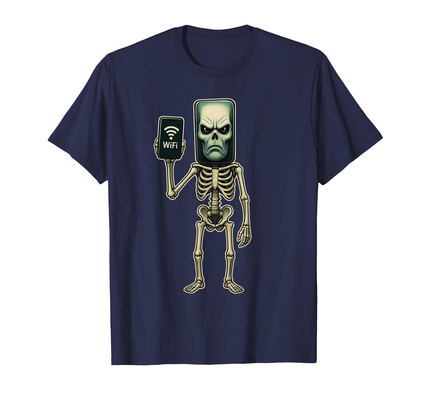 Pot Hotspot - Funny Halloween Brainrot Skeleton Kids Meme T-Shirt
