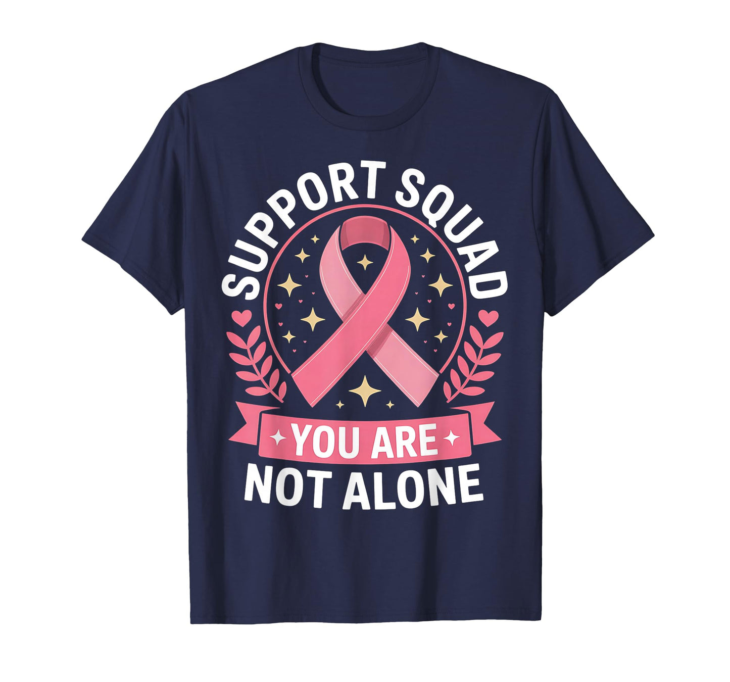 Breast Cancer Warrior Support Squad Breast Cancer Awareness T-Shirt