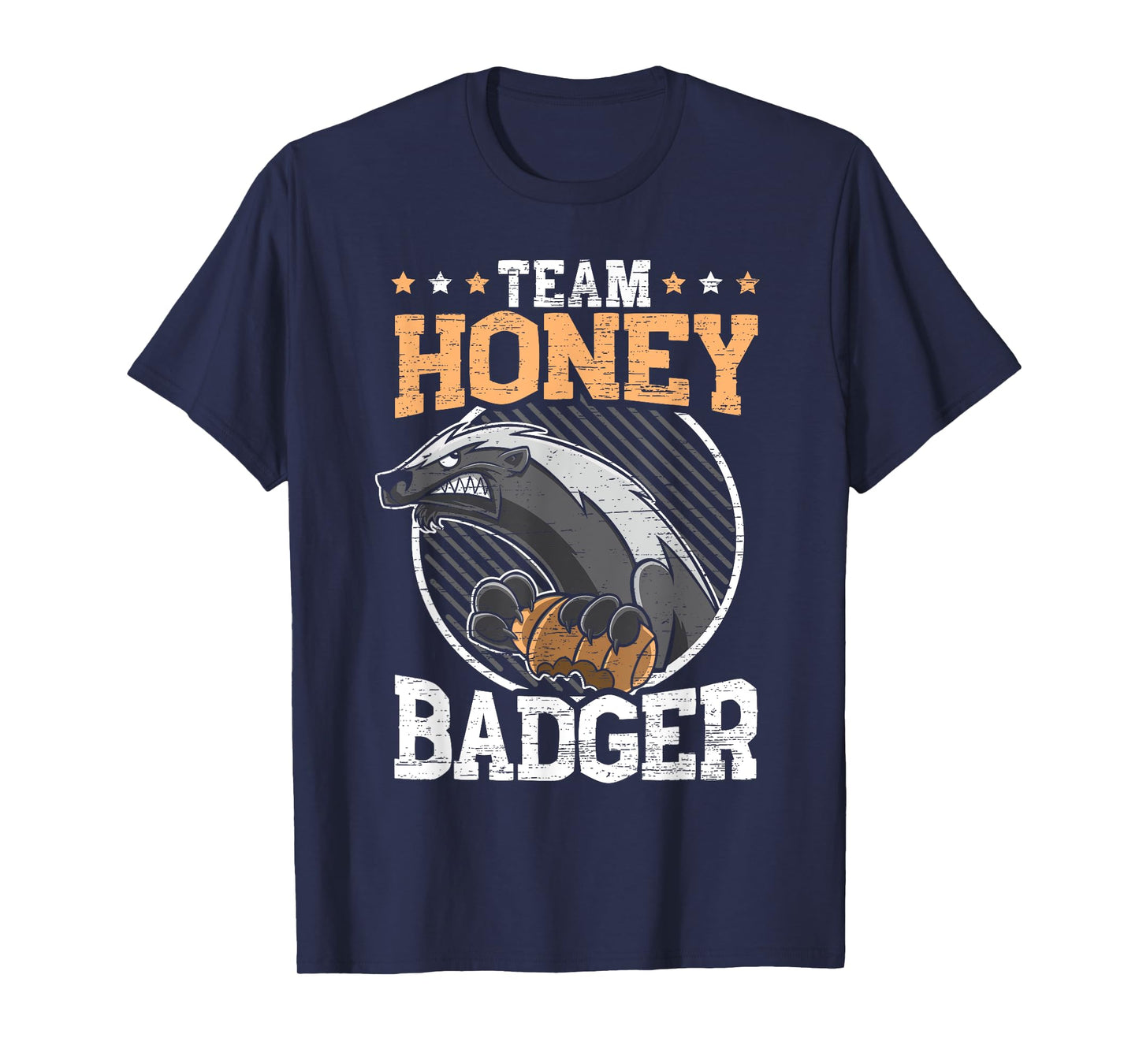 Team Honey Badger Fearless Animal Ratel Courageous Carnivore T-Shirt