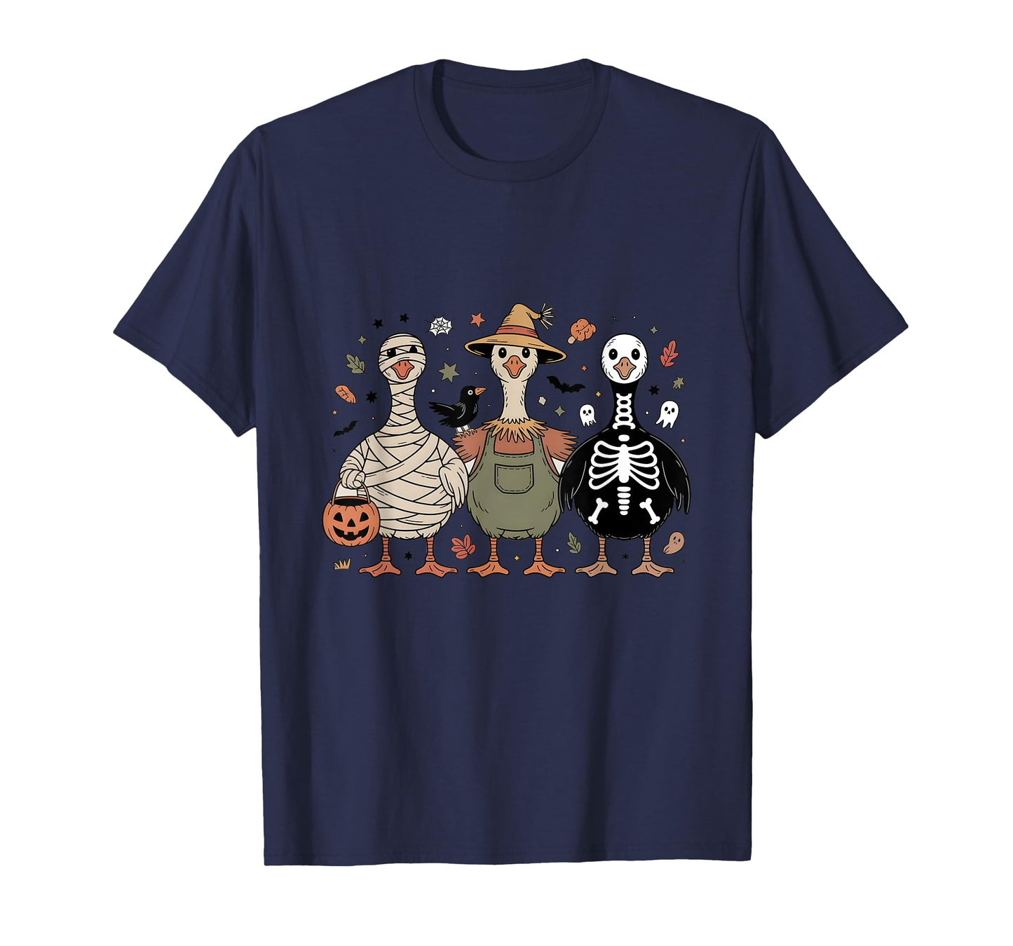 Funny Halloween Geese Shirt, Men Women Kids, Spooky Costume T-Shirt