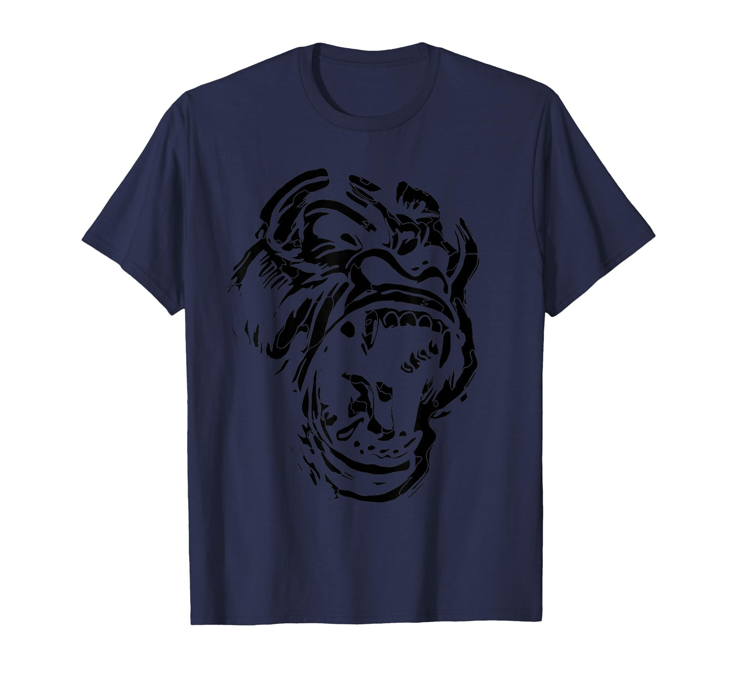 Angry Gorilla Silverback Image Picture Gorillas Tattoo Art T-Shirt