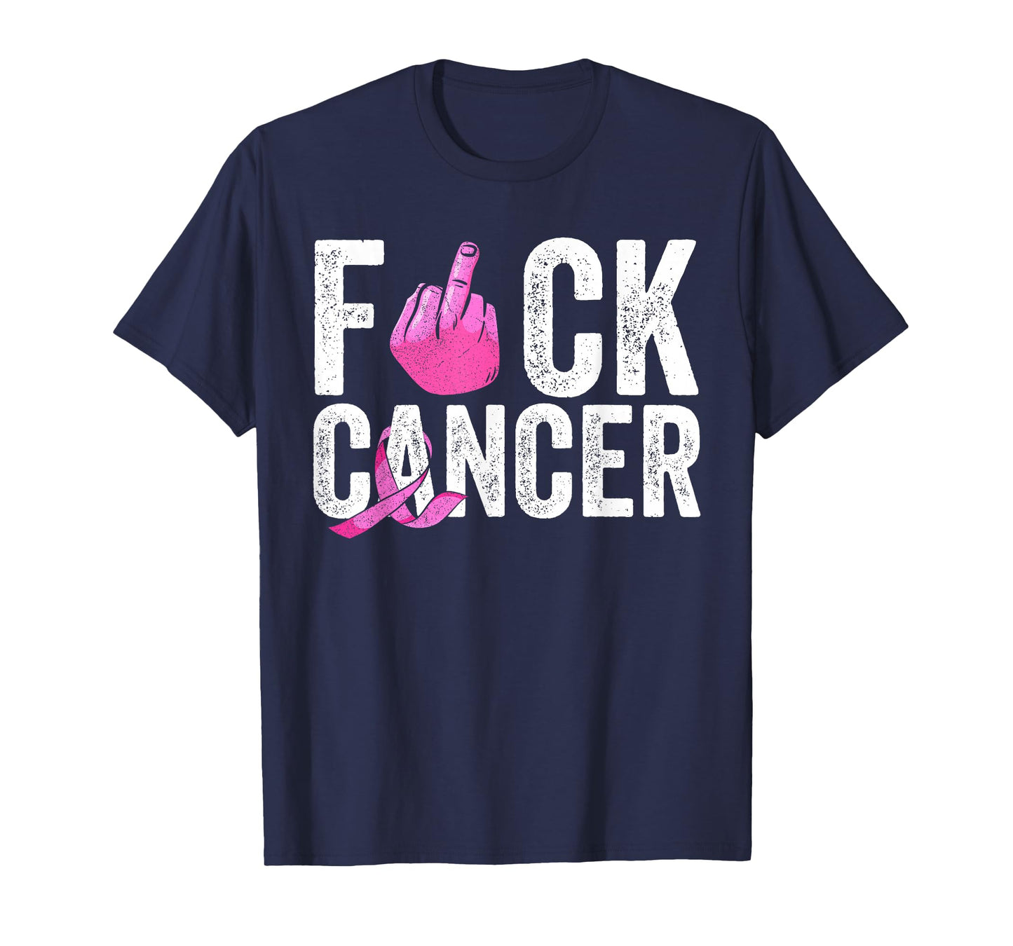 Fuck Breast Cancer Apparel Pink Ribbon Support Fighter Women T-Shirt
