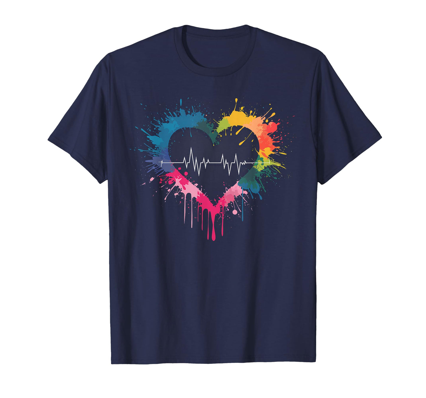 Heartbeat EKG Heart Monitor Medical Doctor Nurse T-Shirt